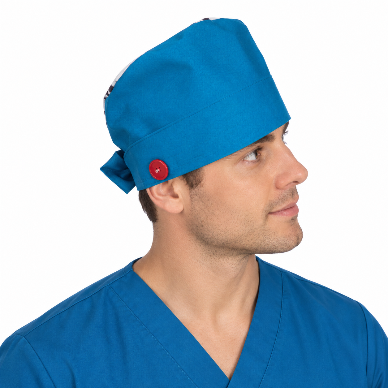 Calot médical bloc opératoire en coton – Motif Noël – Taille adulte unisexe | Le Monde du Calot