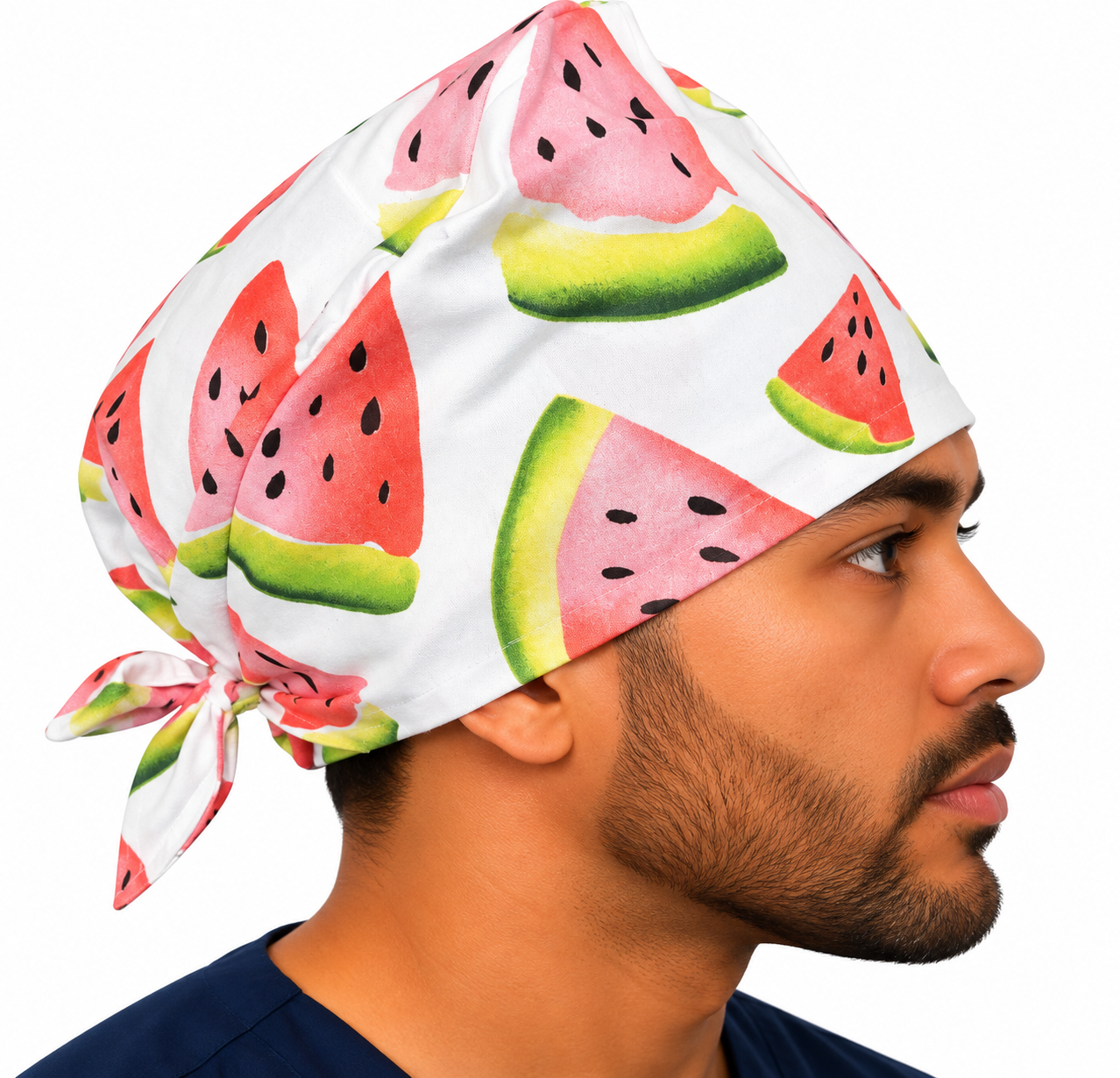 Calot médical bloc opératoire en coton – Fruit de saison