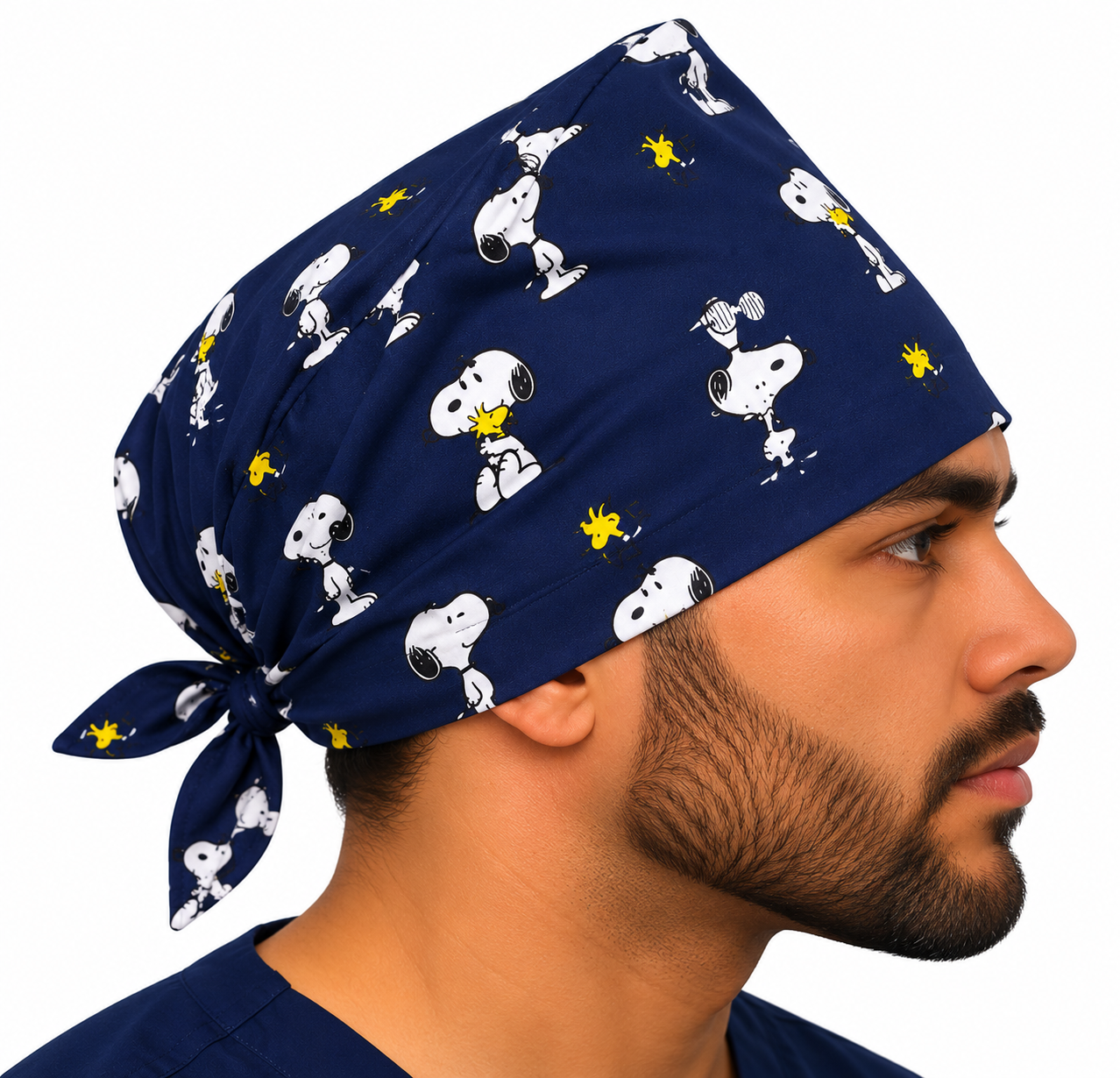 Calot médical bloc opératoire en coton – Snoopy navy | Le Monde du Calot