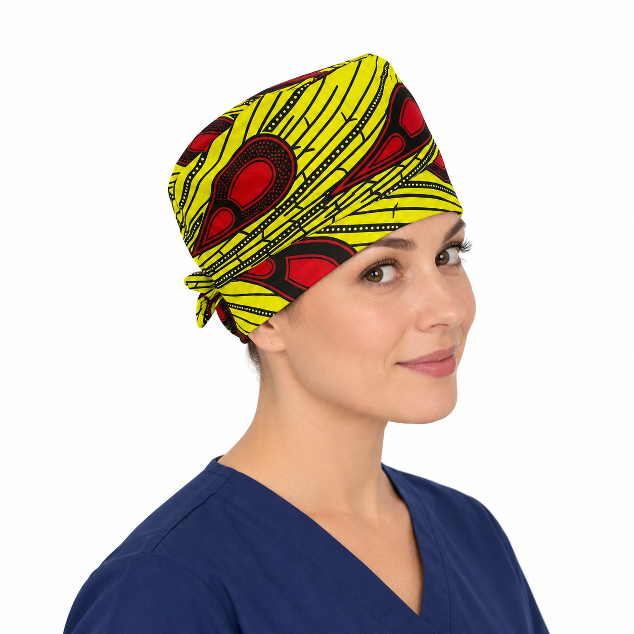 Calot médical bloc opératoire – Style Afrik , lavable et ajustable | Le Monde du Calot