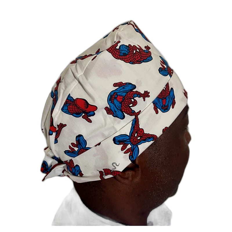 Calot médical chirurgien en coton – Spiderman | Le Monde du Calot
