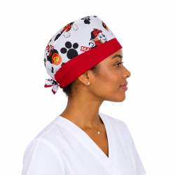 Coiffe de chirurgien en coton – Motif Marshall | Le Monde du Calot