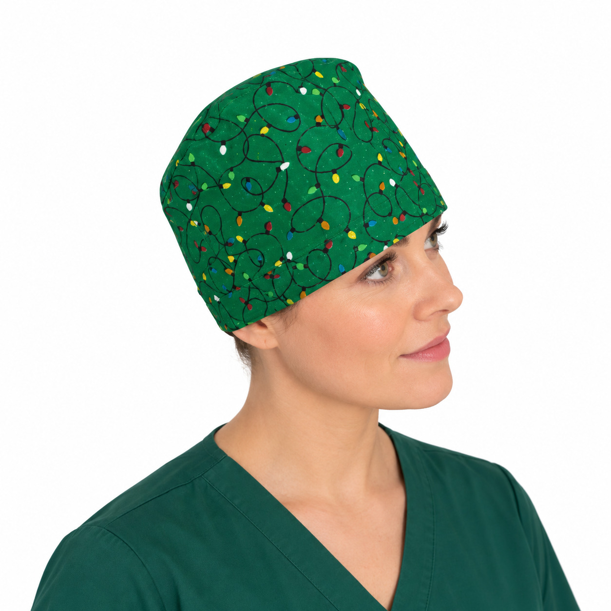 Calot chirurgien en coton – Motif Noël – Taille adulte unisexe | Le Monde du Calot